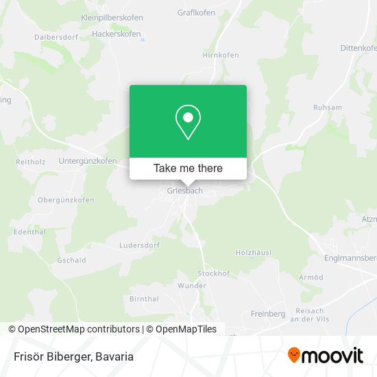 Карта Frisör Biberger