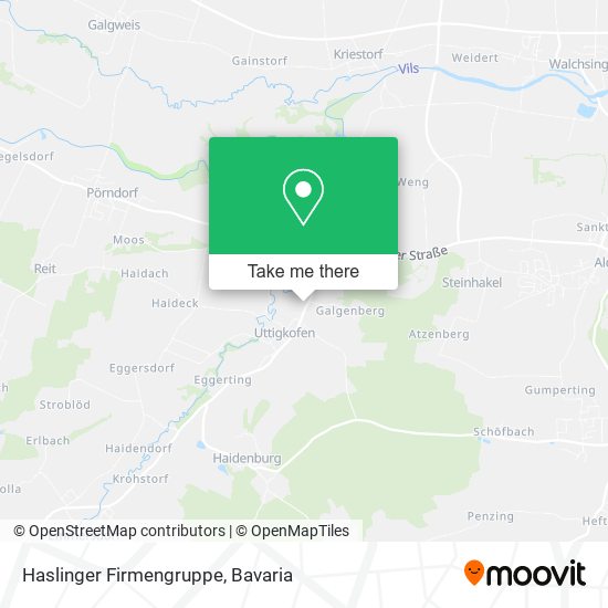 Haslinger Firmengruppe map