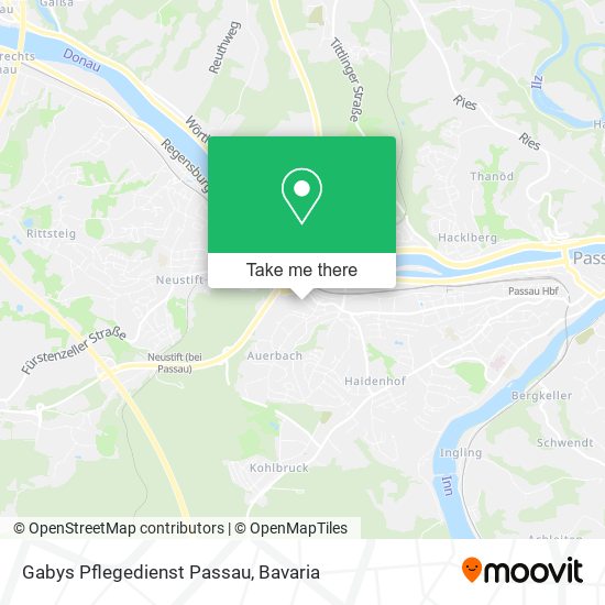 Gabys Pflegedienst Passau map