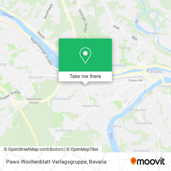 Pawo Wochenblatt Verlagsgruppe map