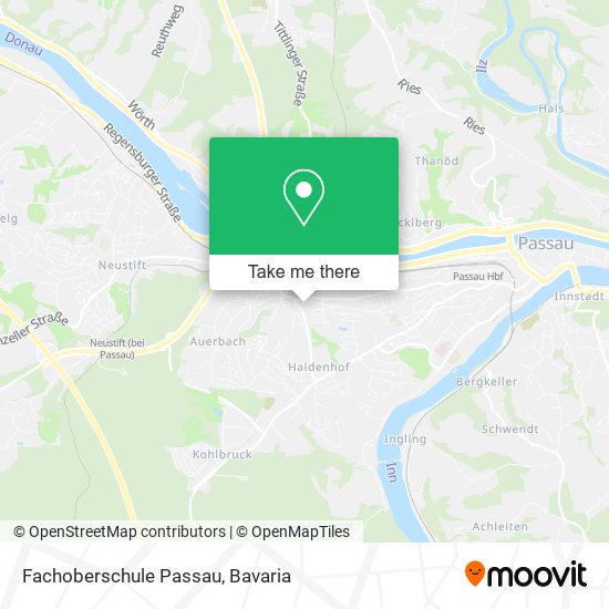 Fachoberschule Passau map