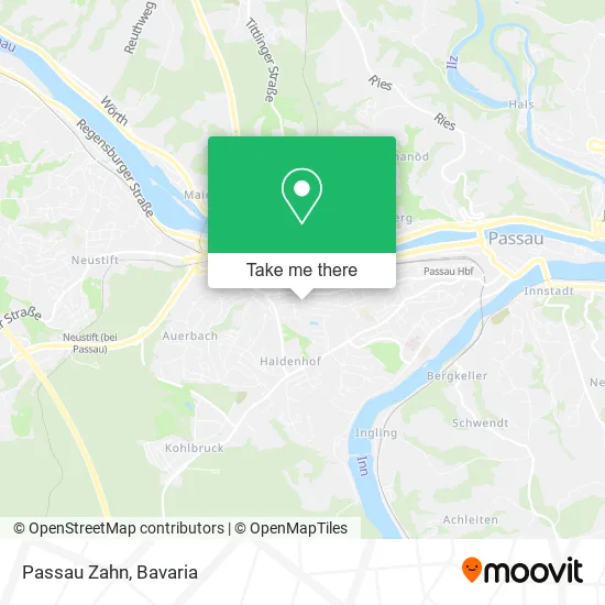 Карта Passau Zahn
