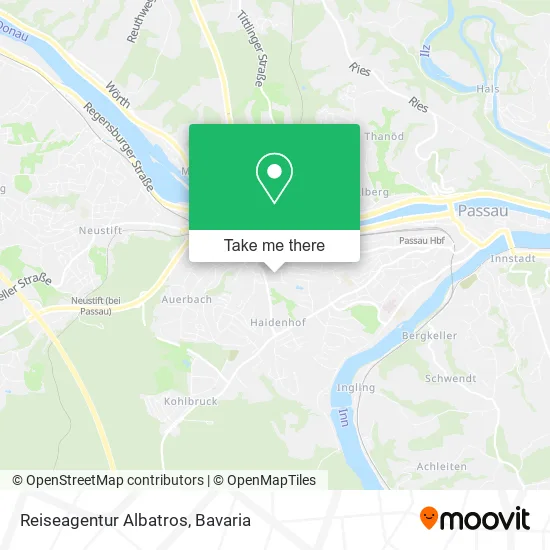 Карта Reiseagentur Albatros