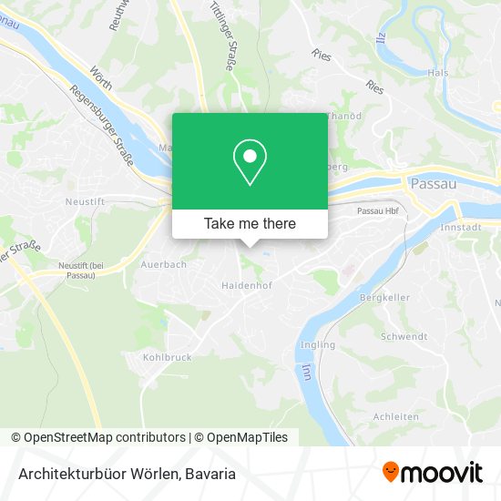 Architekturbüor Wörlen map