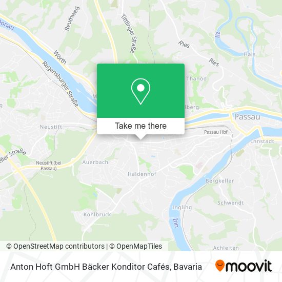 Anton Hoft GmbH Bäcker Konditor Cafés map