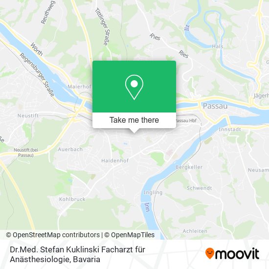 Dr.Med. Stefan Kuklinski Facharzt für Anästhesiologie map
