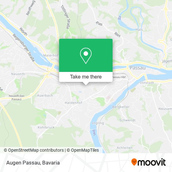 Augen Passau map