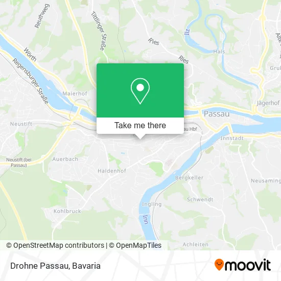 Карта Drohne Passau