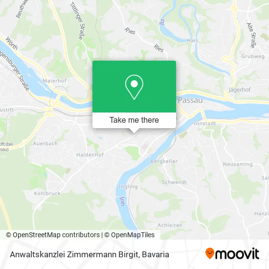 Карта Anwaltskanzlei Zimmermann Birgit