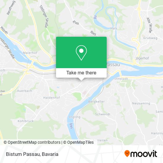 Карта Bistum Passau