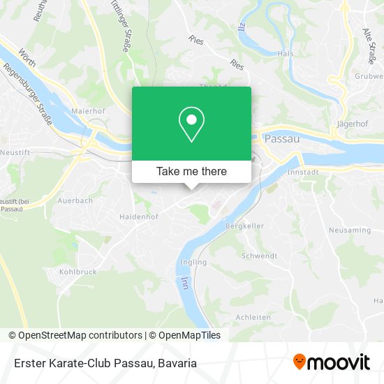 Erster Karate-Club Passau map