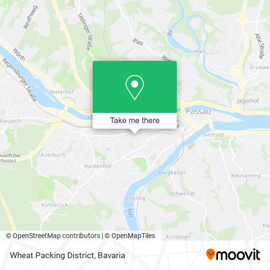 Wheat Packing District map
