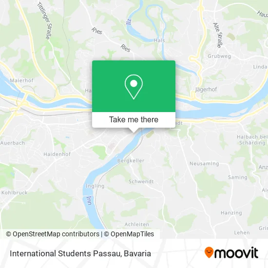 Карта International Students Passau