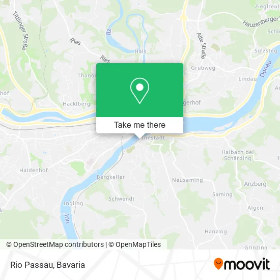 Rio Passau map