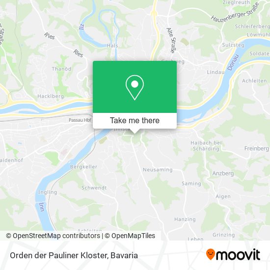 Orden der Pauliner Kloster map
