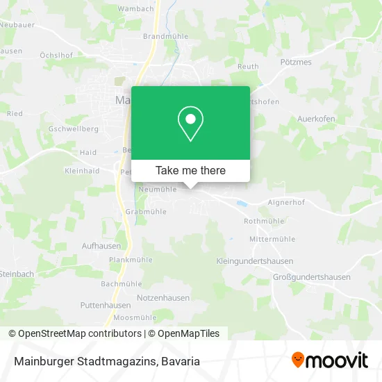 Карта Mainburger Stadtmagazins