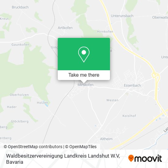 Waldbesitzervereinigung Landkreis Landshut W.V map