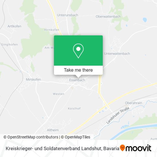 Kreiskrieger- und Soldatenverband Landshut map