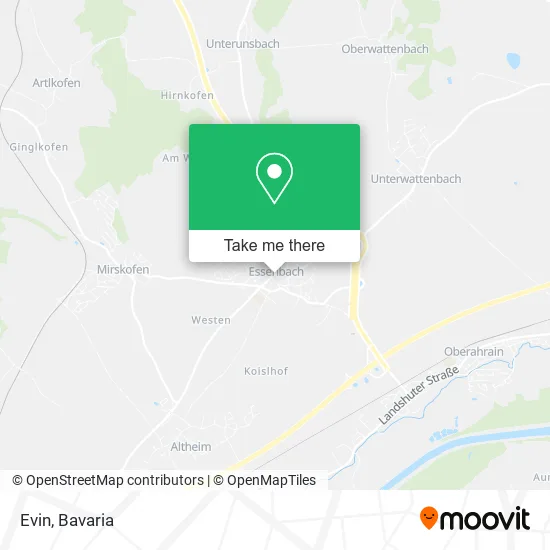 Карта Evin