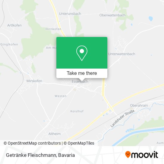 Getränke Fleischmann map