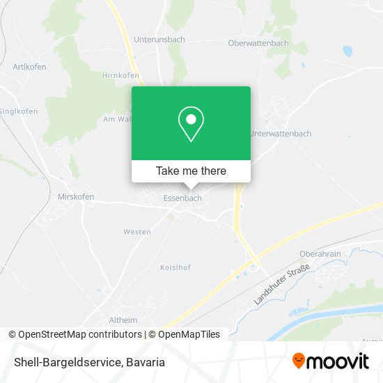 Shell-Bargeldservice map