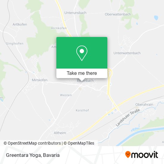 Greentara Yoga map