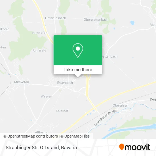 Карта Straubinger Str. Ortsrand