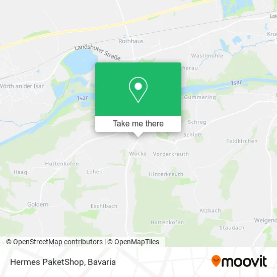 Карта Hermes PaketShop