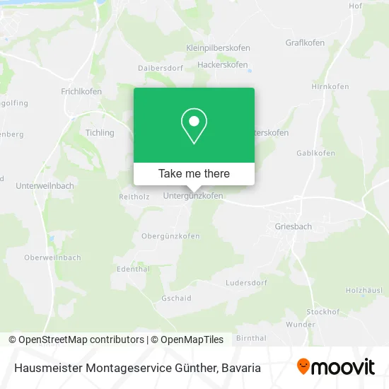 Карта Hausmeister Montageservice Günther