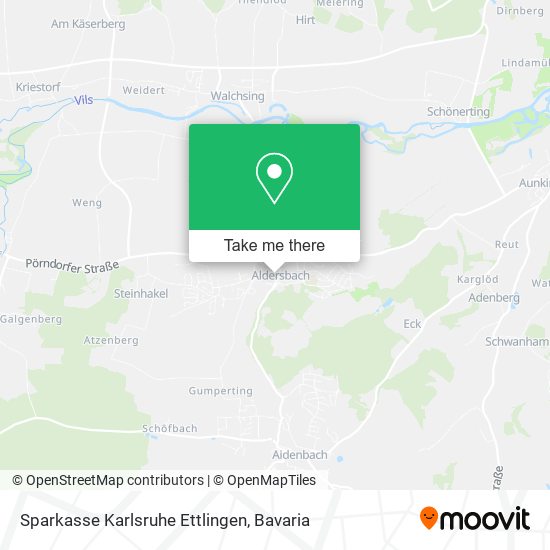Sparkasse Karlsruhe Ettlingen map
