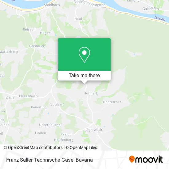 Карта Franz Saller Technische Gase