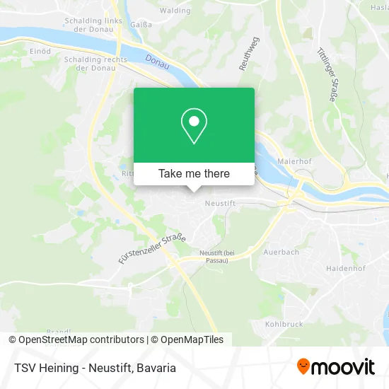 Карта TSV Heining - Neustift