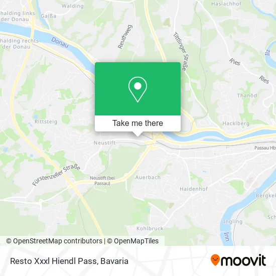 Карта Resto Xxxl Hiendl Pass