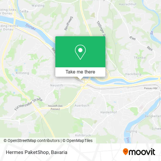 Карта Hermes PaketShop