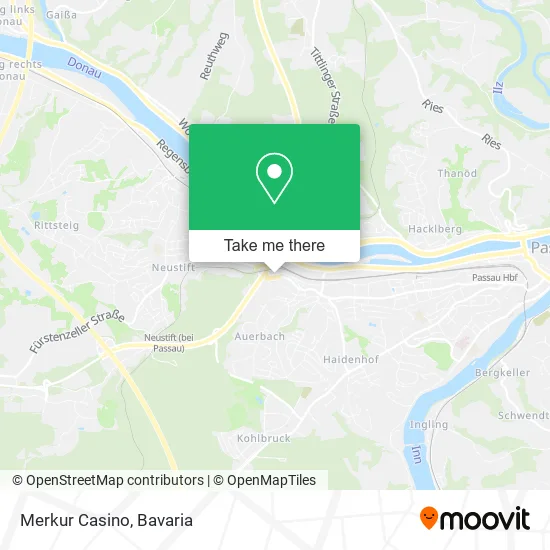 Merkur Casino map