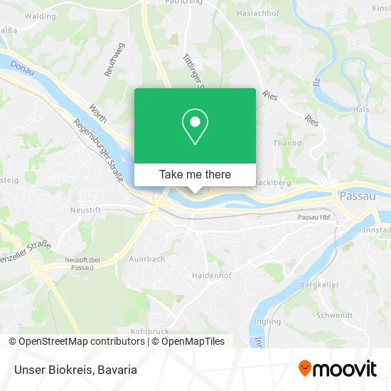 Карта Unser Biokreis