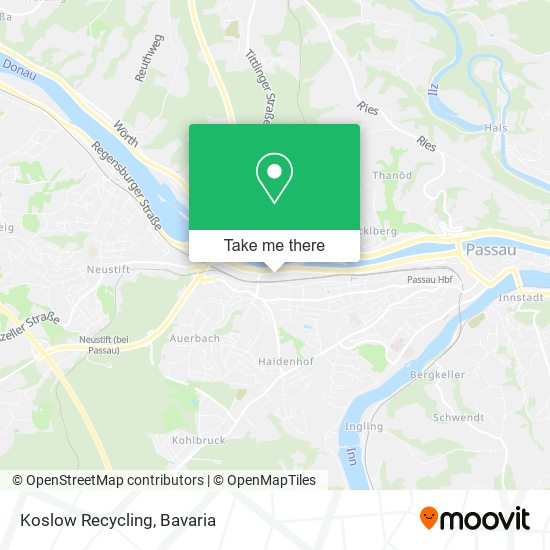 Koslow Recycling map