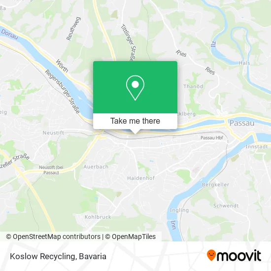 Карта Koslow Recycling