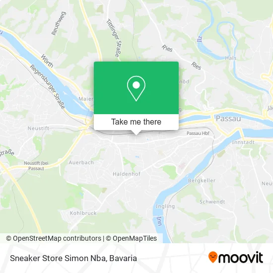 Карта Sneaker Store Simon Nba