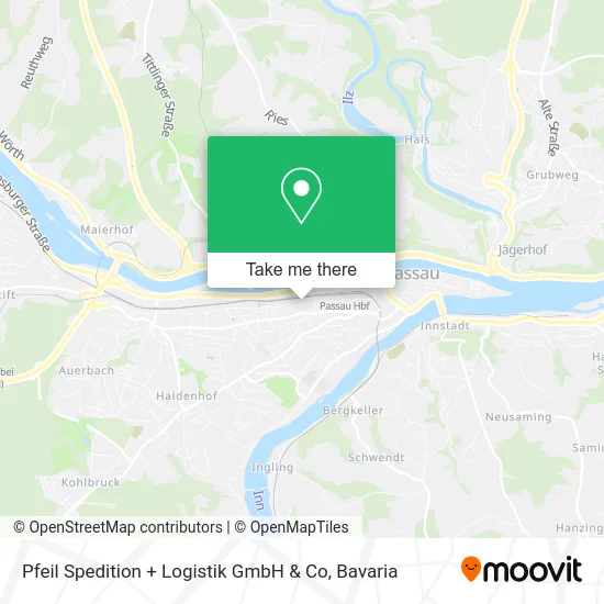 Карта Pfeil Spedition + Logistik GmbH & Co