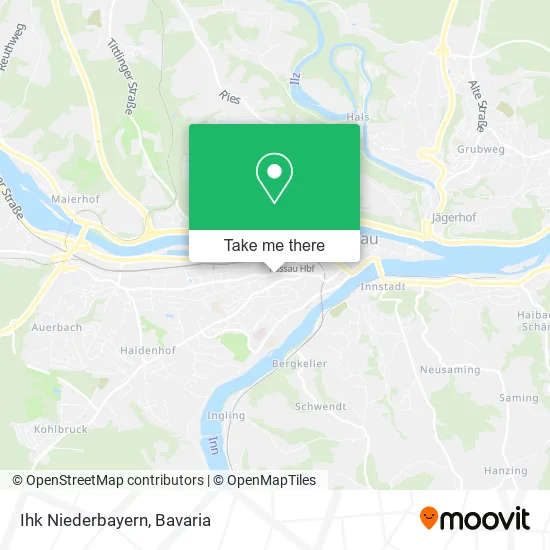 Карта Ihk Niederbayern