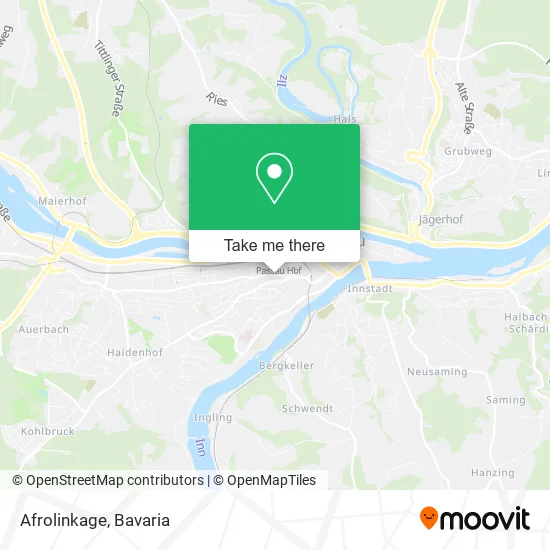 Карта Afrolinkage