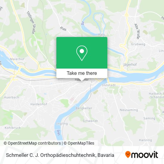 Schmeller C. J. Orthopädieschuhtechnik map