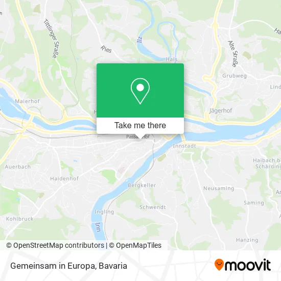 Карта Gemeinsam in Europa