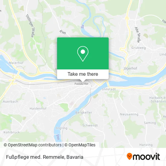 Карта Fußpflege med. Remmele