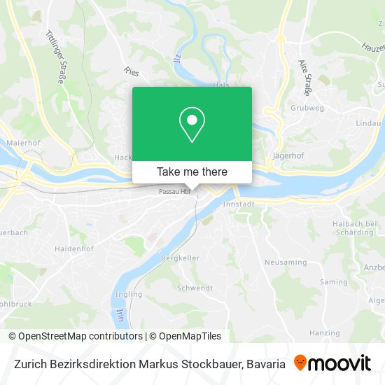 Zurich Bezirksdirektion Markus Stockbauer map