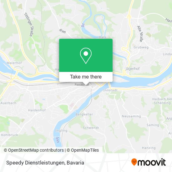 Speedy Dienstleistungen map