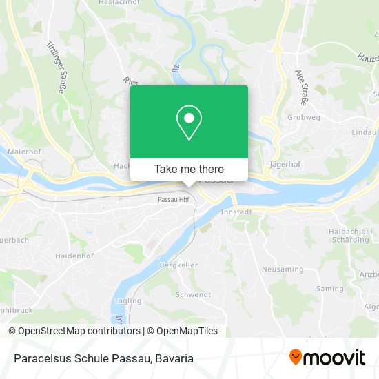 Paracelsus Schule Passau map