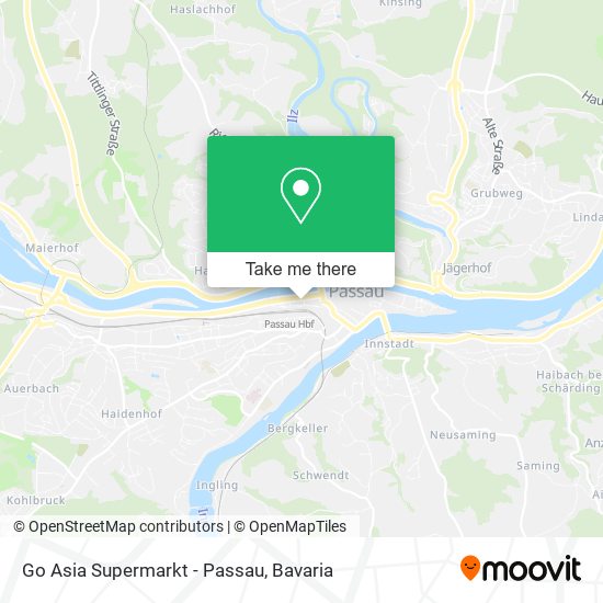 Карта Go Asia Supermarkt - Passau