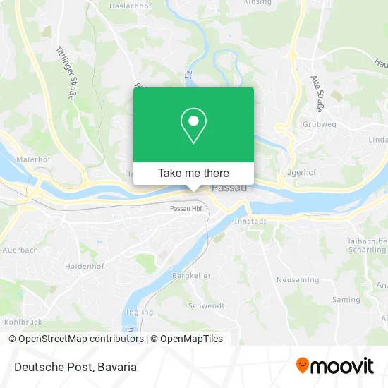 Карта Deutsche Post